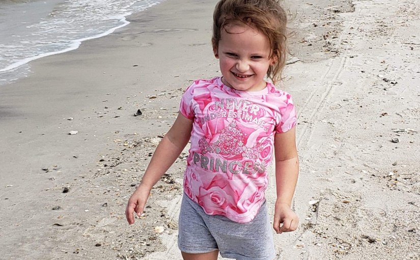 “Adalynn is about to start school. I’ve made sure to make her as independent as possible!”